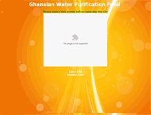 Tablet Screenshot of ghana-water.org